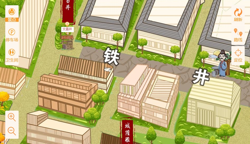 茶山镇智慧景区：手绘地图与语音导览的完美融合